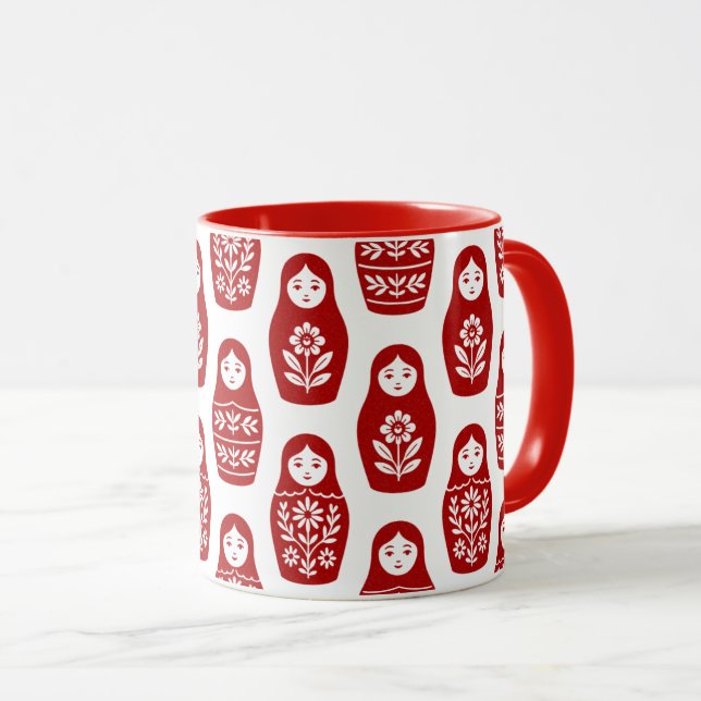 Russian Dolls Mug (Front Right)