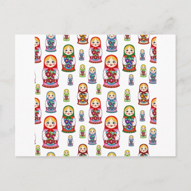 russian dolls postcard (Front)