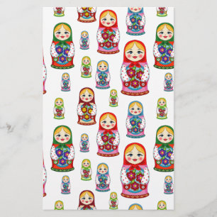 russian dolls stationery