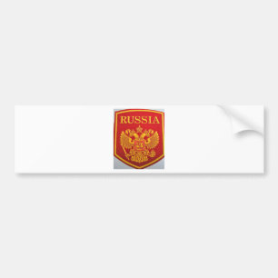 russian emblem george and dragon bumper sticker