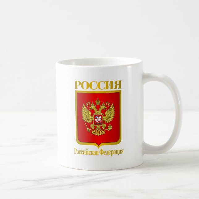 Russian Federation COA Coffee Mug (Right)
