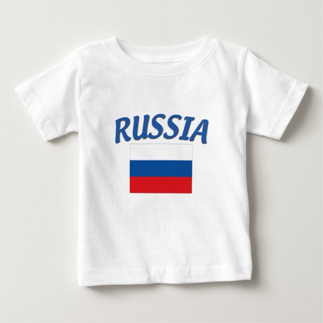 Russian Flag Baby T-Shirt (Front)