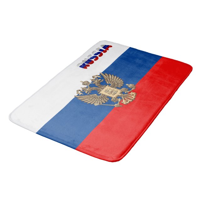 Russian flag bath mat (Angled)