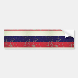 Russian Flag Bumper Sticker