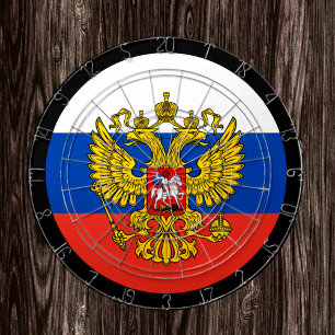 Russian Flag Dartboard & Russia / game board