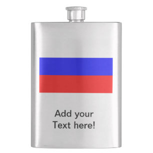 Russian Flag Hip Flask