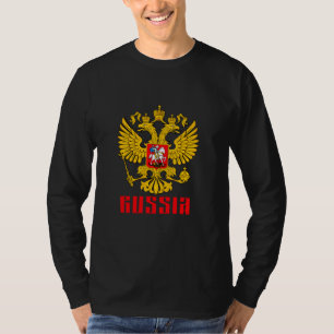Russian Flag Imperial Eagle Russian Orthodox T-Shirt
