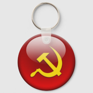 russian Flag Key Ring
