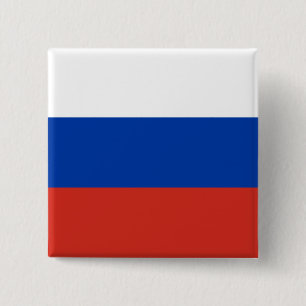 Russian Flag (Russia) 15 Cm Square Badge
