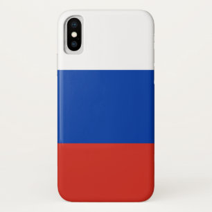 Russian Flag (Russia) iPhone X Case