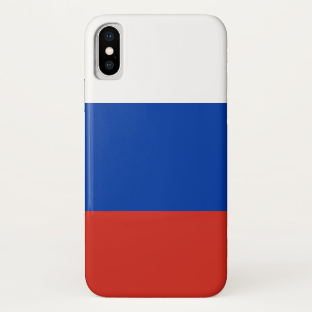 Russian Flag (Russia) Case-Mate iPhone Case (Back)
