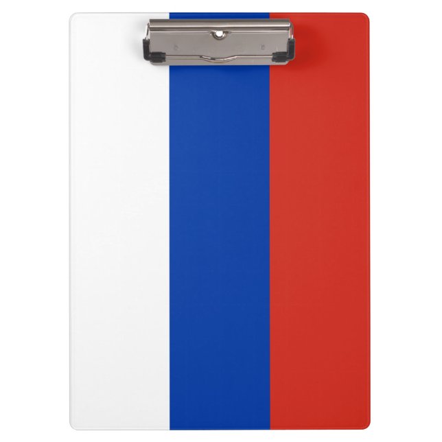 Russian Flag (Russia) Clipboard (Front)