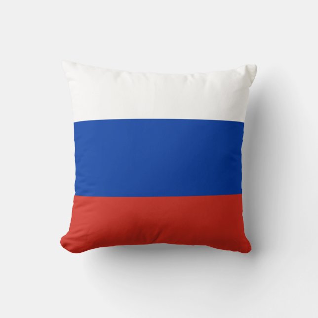 Russian Flag (Russia) Cushion (Front)