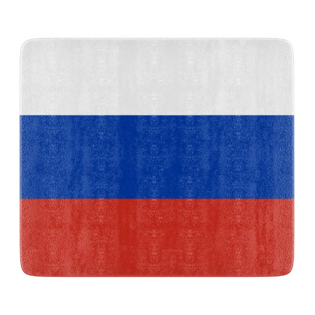 Russian Flag (Russia) Cutting Board (Front)