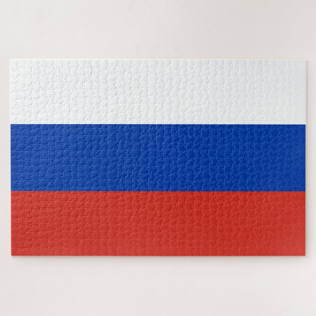 Russian Flag (Russia) Jigsaw Puzzle (Horizontal)