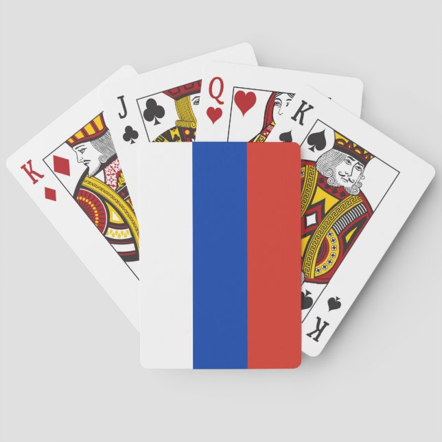 Russian Flag (Russia) Playing Cards (Back)