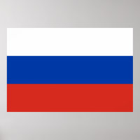 Russian Flag (Russia) Poster