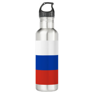 Russian Flag (Russia) Stainless Steel Water Bottle