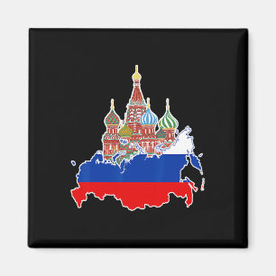 Russian Flag Shirts Kids Russian Soccer Fan, Russi Magnet