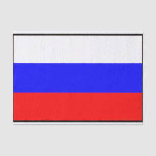 Russian Flag Tissue Paper