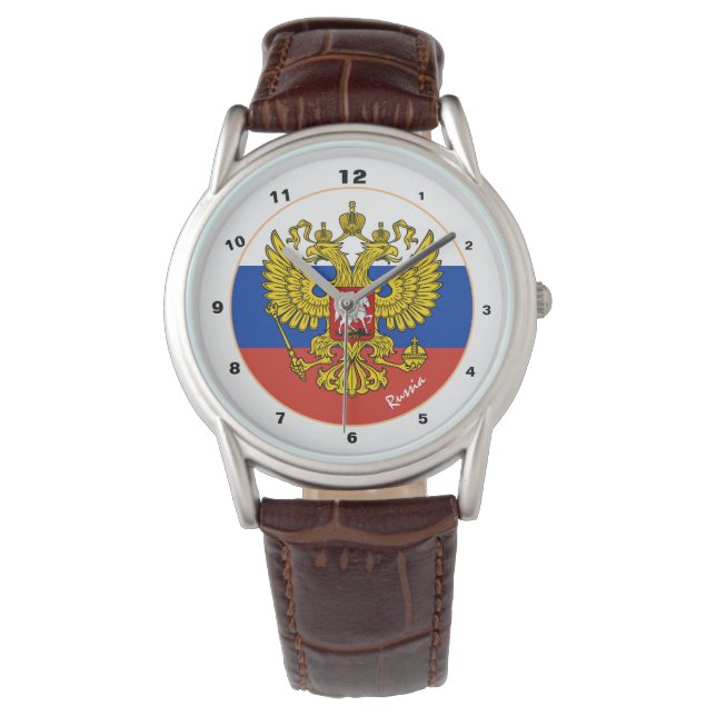 Russian Flag watch, Russia fashion / Россия Watc Watch (Front)