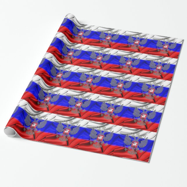 russian-flag wrapping paper (Unrolled)