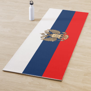 Russian flag yoga mat