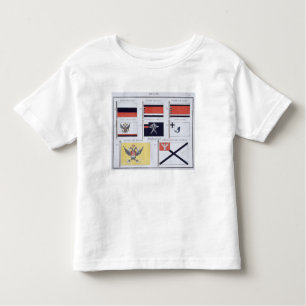 Russian Flags, from a French book of Flags, c.1819 Toddler T-Shirt