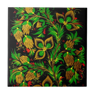 Russian folk art Tiles