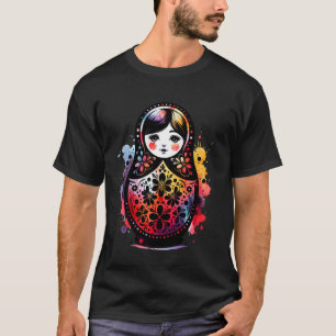 Russian Girl Matreshka Russia Russians Matryoshka T-Shirt