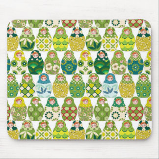 Russian headstock green mouse pad