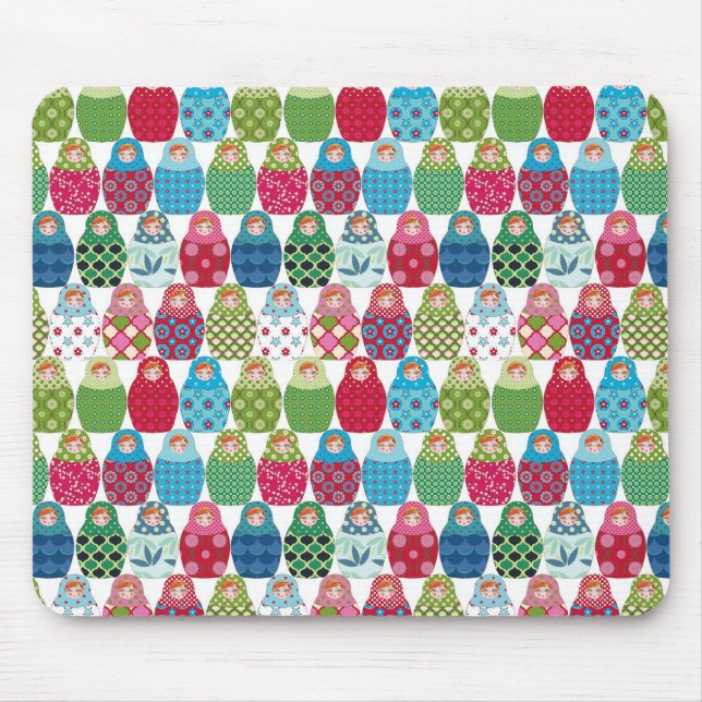 Russian headstock multico mouse pad (Front)