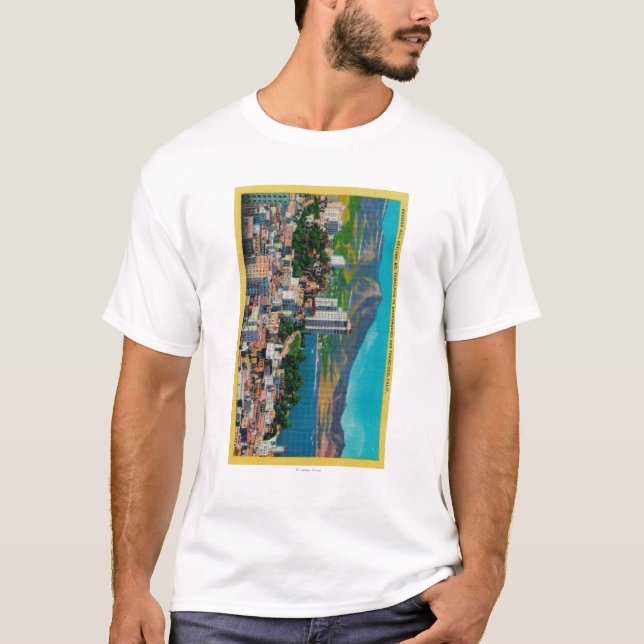 Russian Hill Skyline with T-Shirt (Front)