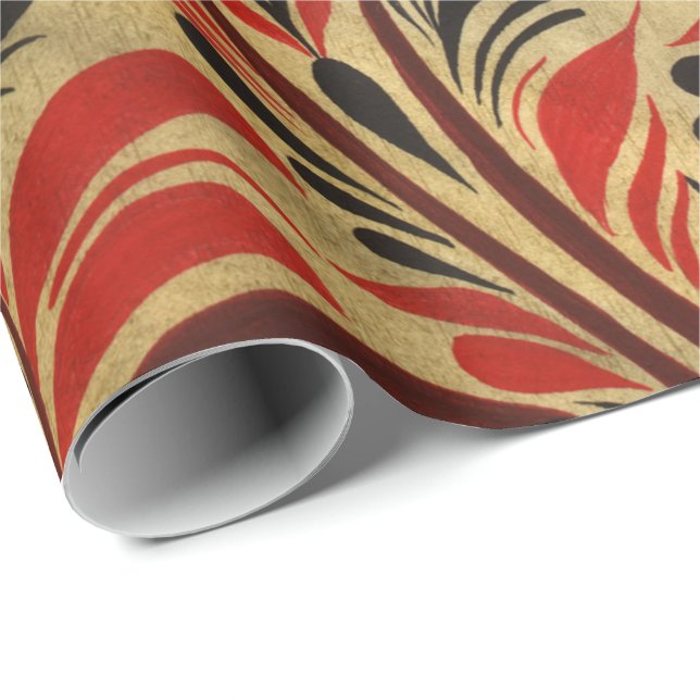 Russian Hohloma Wrapping Paper (Roll Corner)