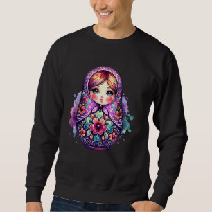 Russian Khokhloma Russia Russians Russian Matryosh Sweatshirt
