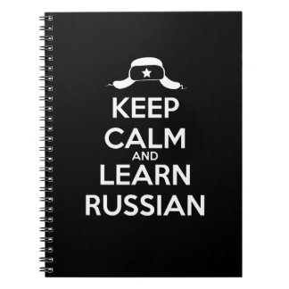 Russian language notebook