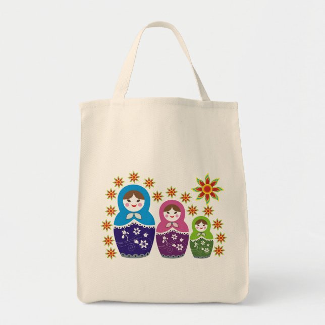 Russian Matryoshka Doll Bags (Front)