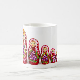 Russian Matryoshkan Nesting Dolls/Icons Coffee Mug