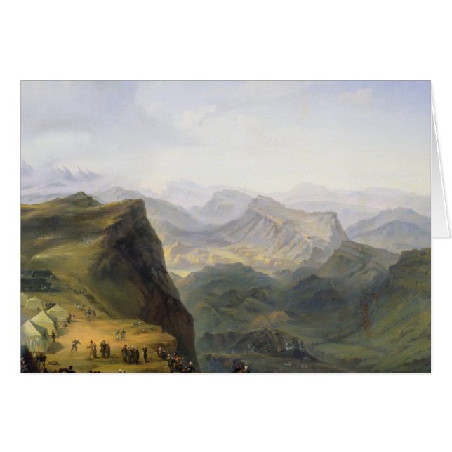 Russian Military Camp in Dagestan, 1895 (Front Horizontal)