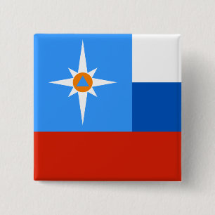 Russian Ministry Of Extraordinary Situations, Russ 15 Cm Square Badge