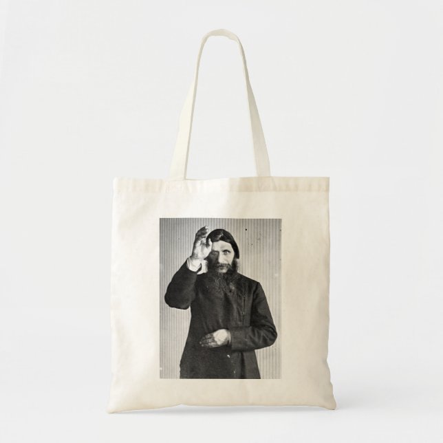 Russian Mystic Grigori Yefimovich Rasputin Tote Bag (Front)