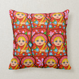 Nested Doll Cushions Decorative Throw Cushions Zazzle Au
