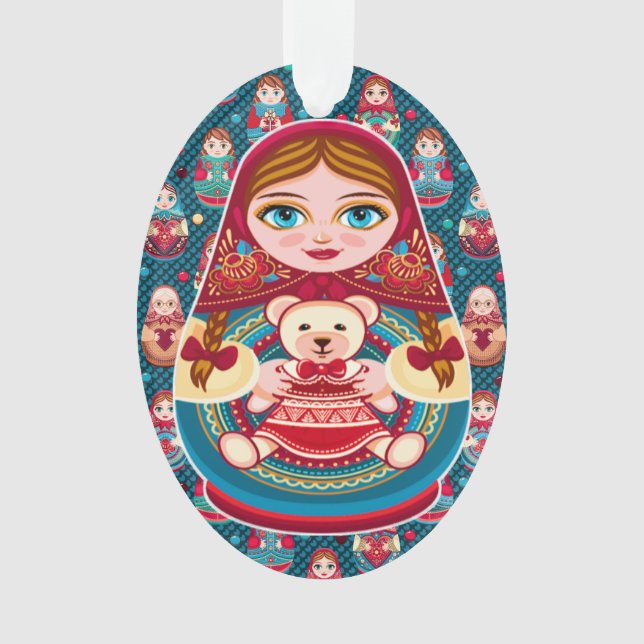 Russian Nesting Doll Ornament (Front)