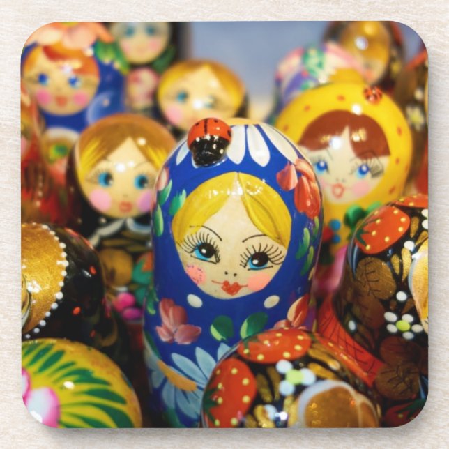 Russian Nesting Dolls Coaster (Front)