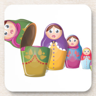 Russian Nesting Dolls Coaster