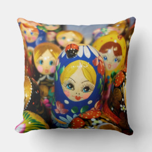 Russian Nesting Dolls Cushion