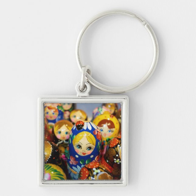 Russian Nesting Dolls Key Ring (Front)