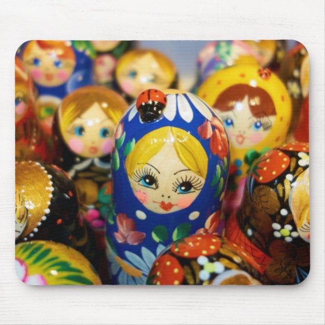 Russian Nesting Dolls Mouse Pad (Front)