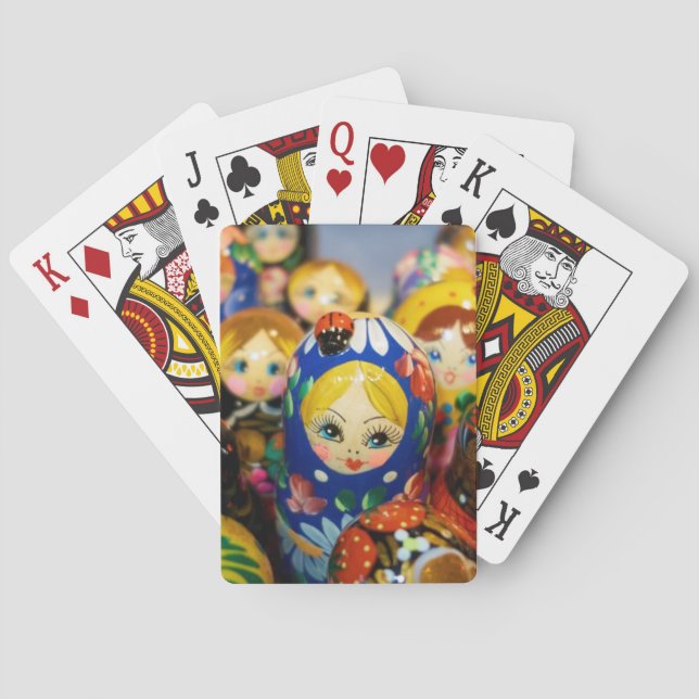Russian Nesting Dolls Playing Cards (Back)