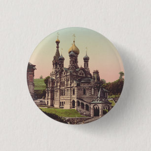 Russian Orthodox Church in Moscow 3 Cm Round Badge